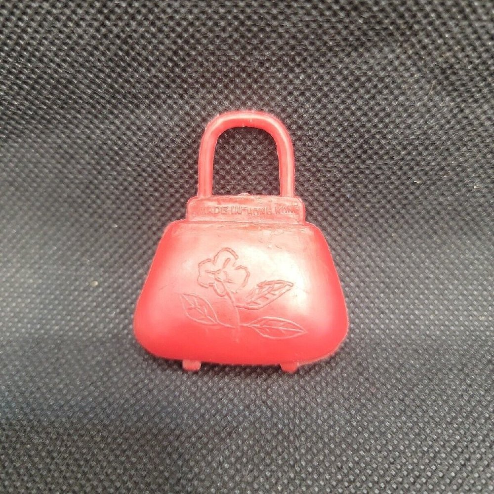 Barbie Doll Purse ~ Vintage MADDIE Mod~ TRESSY ~ CLONE ~ RED HANDBAG - Picture 2 of 3